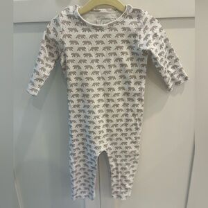 Lila and Hayes Adorable Bear Print Kids One Piece! 9-12 month Pima cotton!